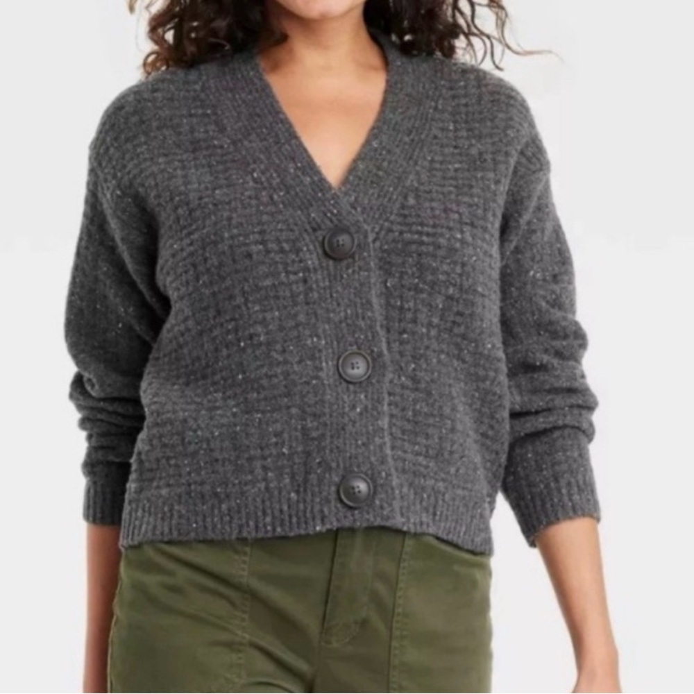 Universal Thread Charcoal Cardigan Sweater